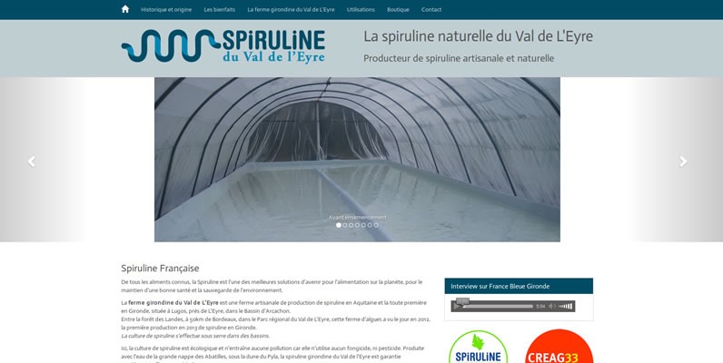 La spiruline du val de l'Eyre